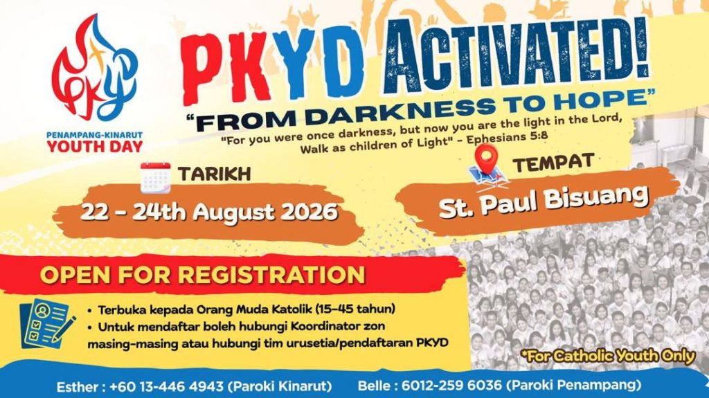 PENDAFTARAN PENAMPANG KINARUT YOUTH DAY @ PKYD 2026 🏕️